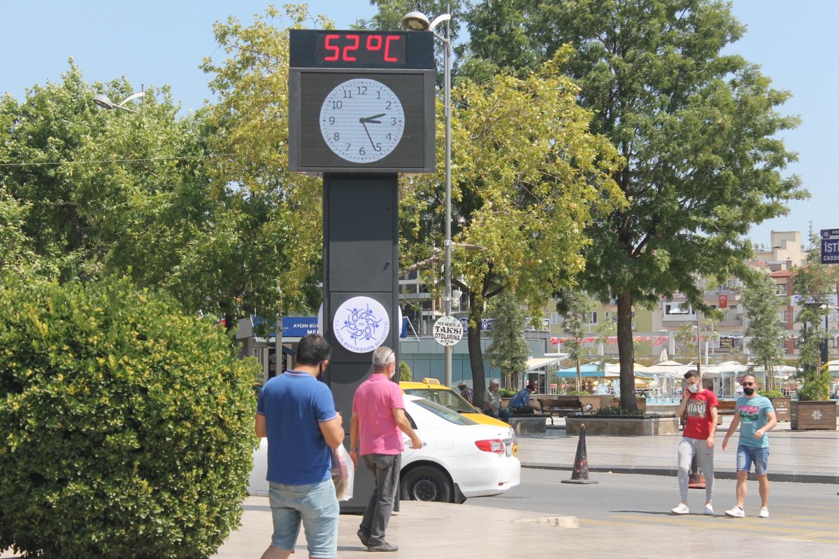 Aydın'da sıcaklık 52 dereceye kadar çıktı #4