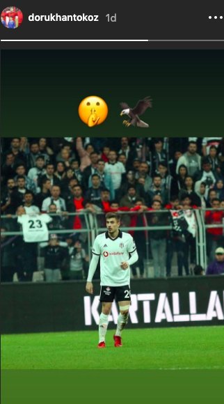 Dorukhan Toköz'den Beşiktaş paylaşımı #1