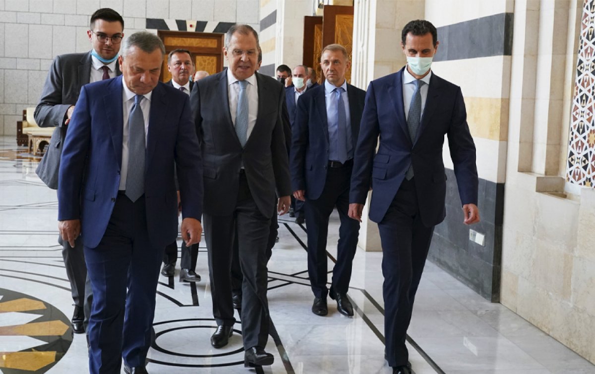 Esad ın Rus heyeti karşılama heyecanı #2