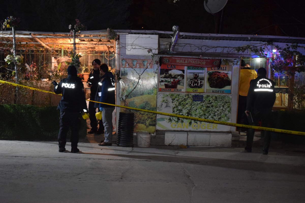Malatya'da bir kişi lokantada silahlı saldırıya uğradı
