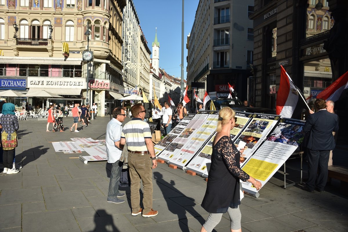 Viyana'da Sisi'yi protesto ettiler #7