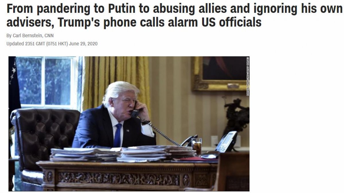 ABD Başkanı Trump'ın telefon görüşmeleri ortaya çıktı #5
