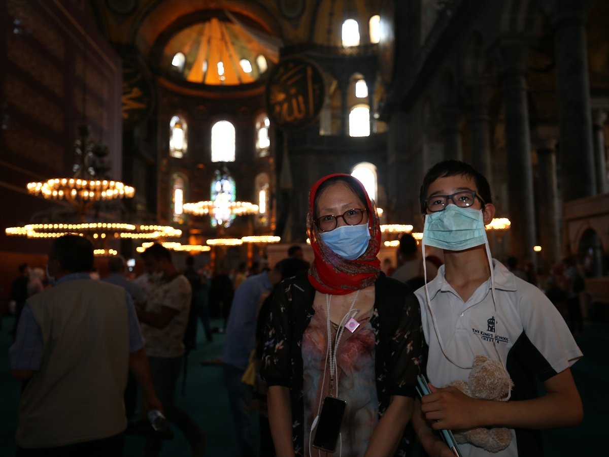Ayasofya Camii'ne turist akını #2