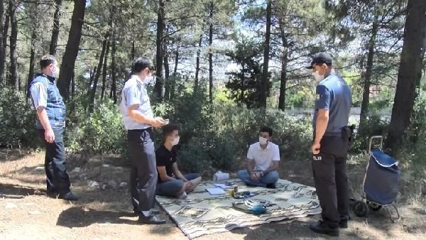 Aydos Ormanı nda drone ile mangal denetimi #5