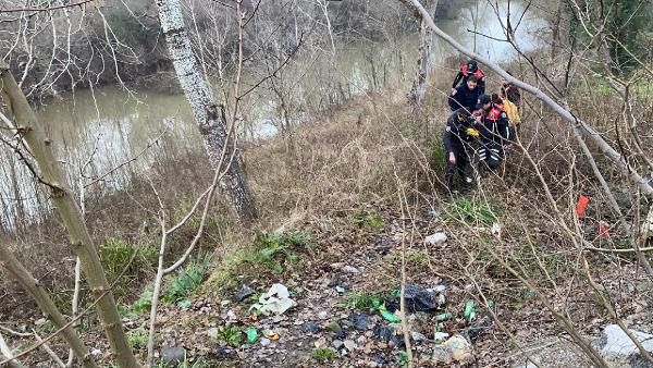 Irmak kenarına yuvarlanan kişi yaralandı -2