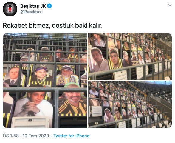 Beşiktaş, vefat eden F.Bahçelileri unutmadı #1
