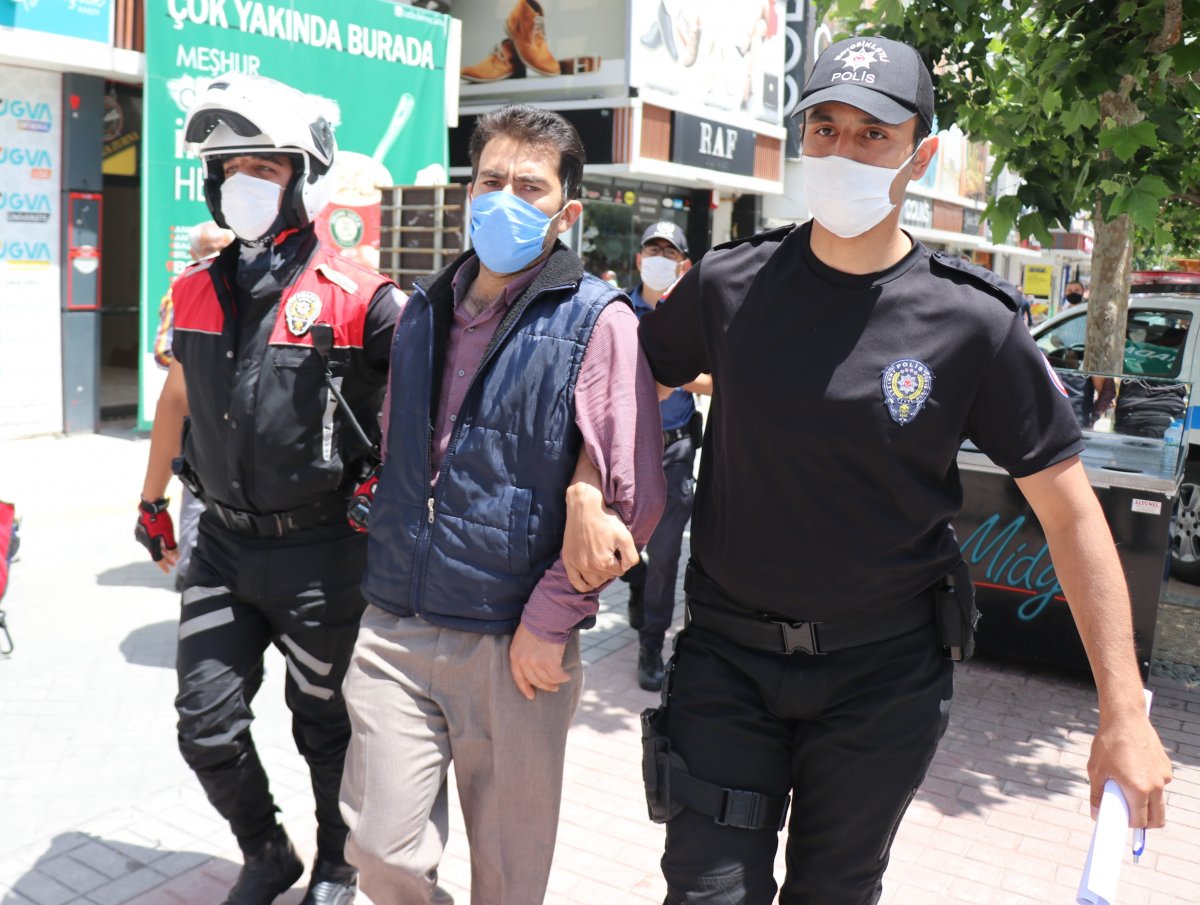 Bolu'da maske takmayan şahıs cezadan kaçmaya çalıştı #3