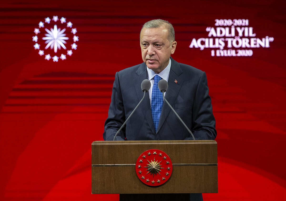 Cumhurbaşkanı Erdoğan, 2020-2021 Adli Yıl Açılış Töreni nde #1