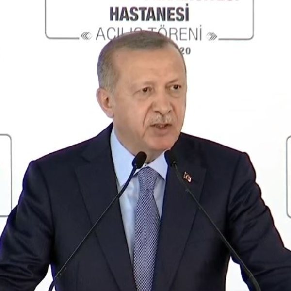 Cumhurbaşkanı Erdoğan, açıklamalarda bulunuyor