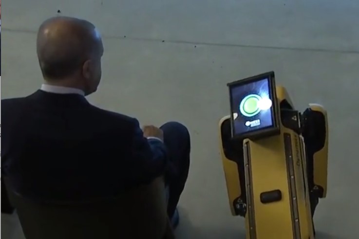 Cumhurbaşkanı Erdoğan dan robotlu açılış #2