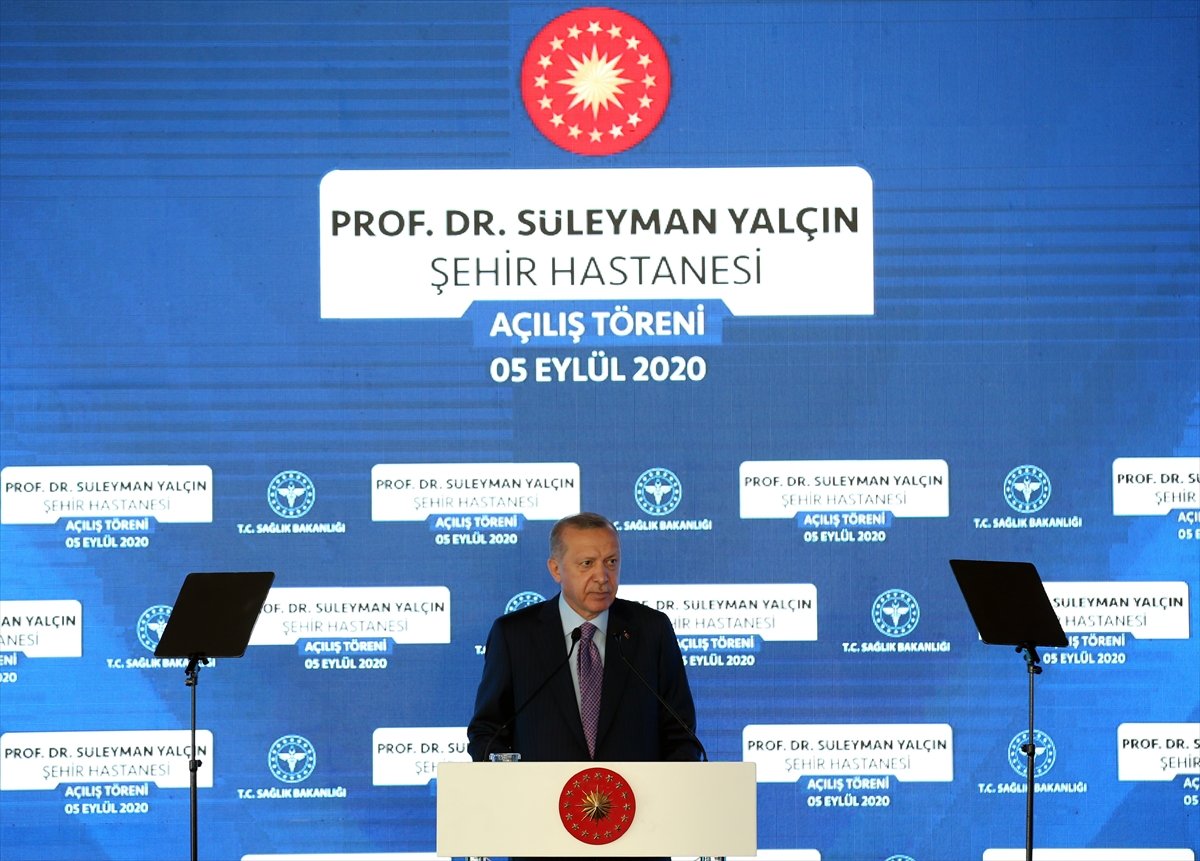 Cumhurbaşkanı Erdoğan, Göztepe Şehir Hastanesi ni hizmete açtı #1