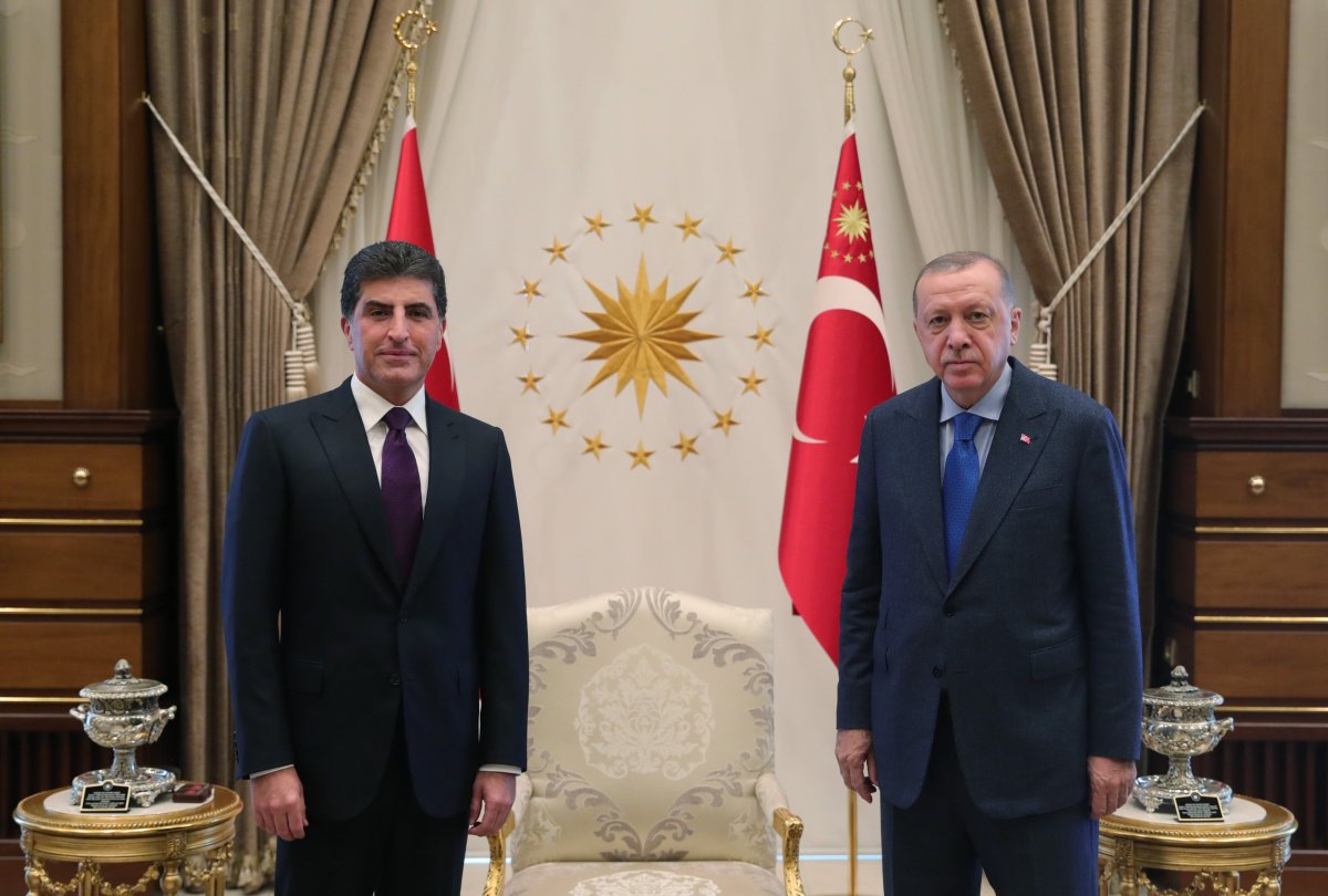 Cumhurbaşkanı Erdoğan, Neçirvan Barzani yi kabul etti #2