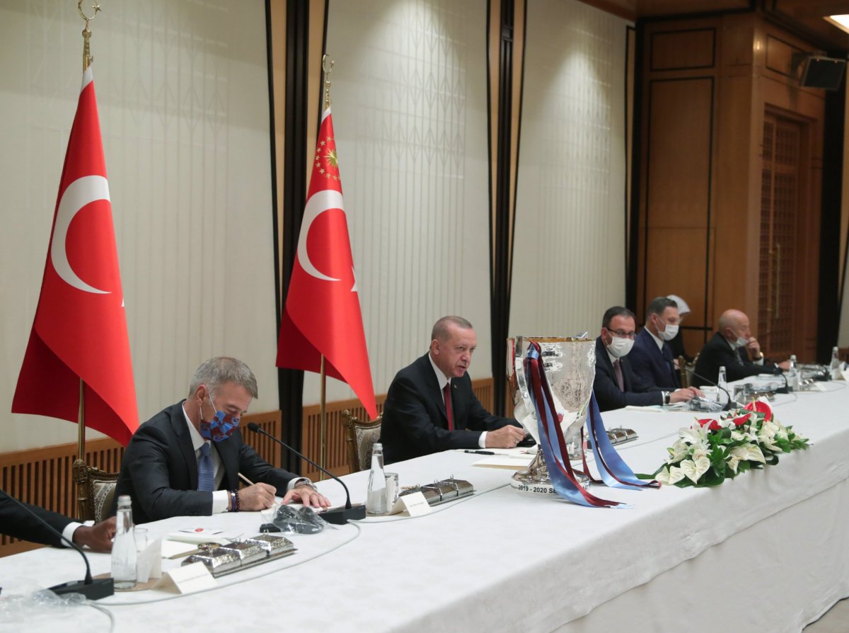 Cumhurbaşkanı Erdoğan, Trabzonspor u kabul etti #2