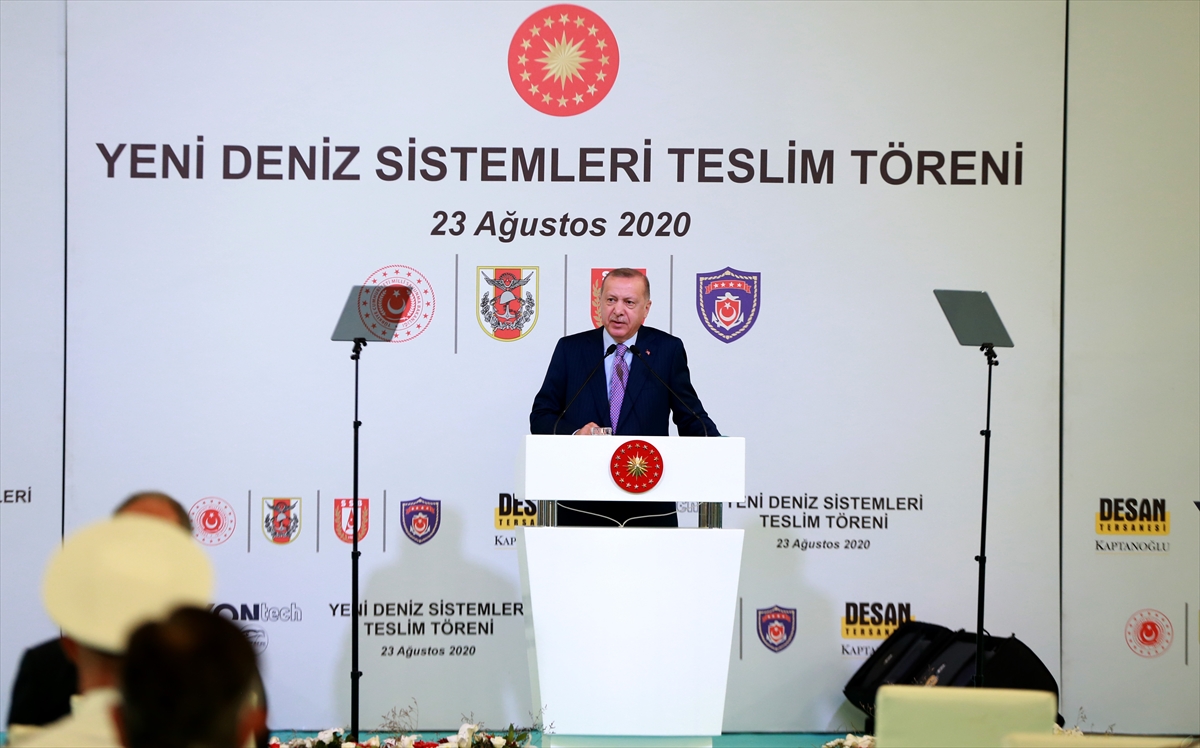 Cumhurbaşkanı Erdoğan, Yeni Deniz Sistemleri Teslim Töreni’nde #1