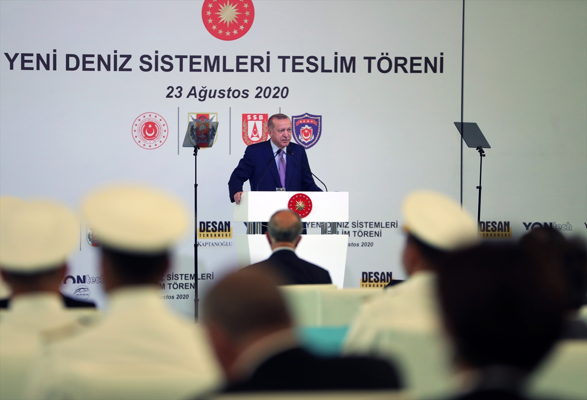 Cumhurbaşkanı Erdoğan, Yeni Deniz Sistemleri Teslim Töreni’nde #3