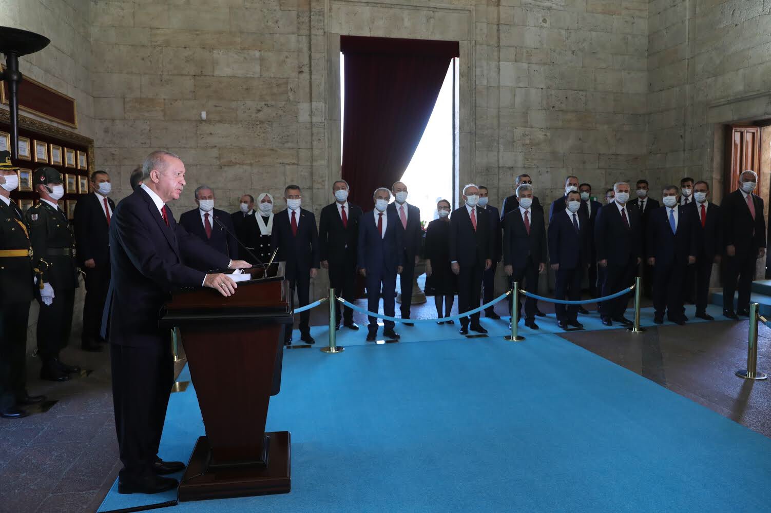 Cumhurbaşkanı Recep Tayyip Erdoğan Anıtkabir de #4