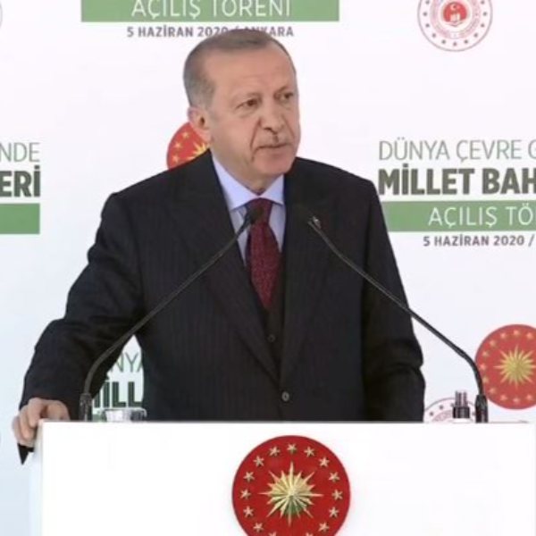 Erdoğan, Millet Bahçeleri açılış töreninde konuşuyor