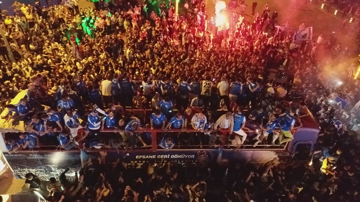 Erzurum'da Süper Lig kutlamaları #2