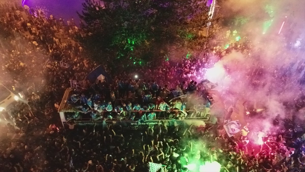 Erzurum'da Süper Lig kutlamaları #4