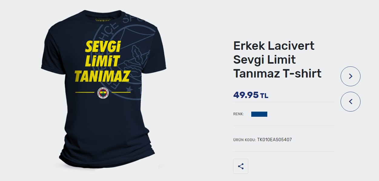 Fenerbahçe'den 'limit' tişörtü #1