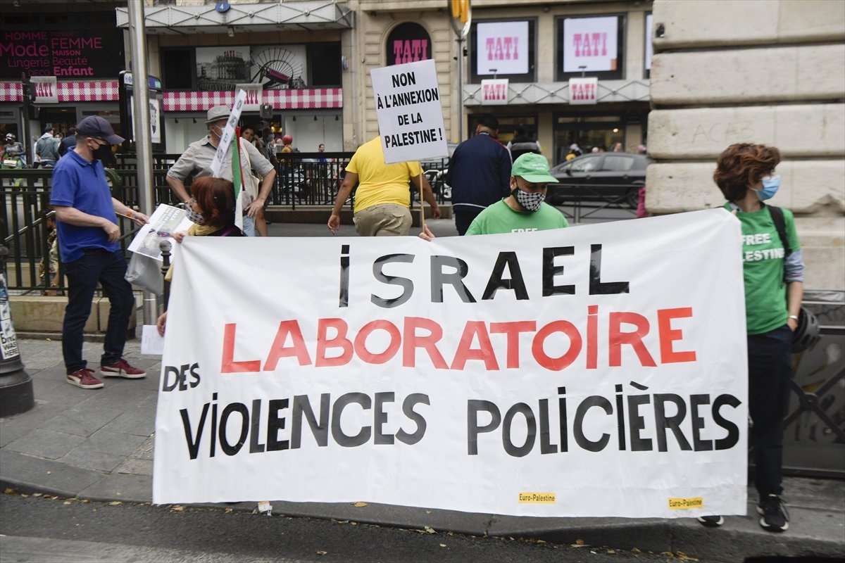 Fransa'da İsrail'e karşı ilhak protestosu #4