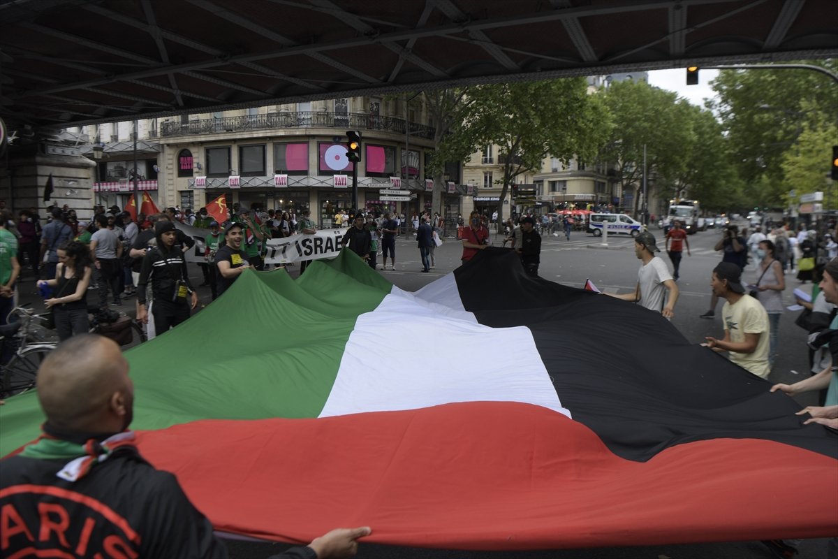 Fransa'da İsrail'e karşı ilhak protestosu #5