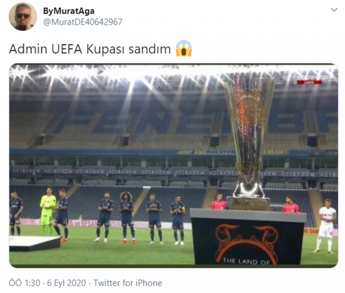 Galatasaraylılar Fenerbahçe nin kupasını UEFA Kupası na benzetti #2