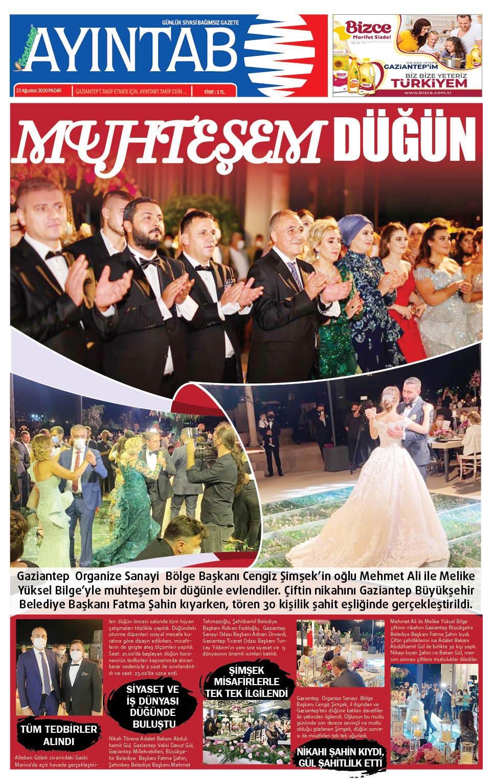 Gaziantep te yerel gazetenin çelişkili korona manşeti #2