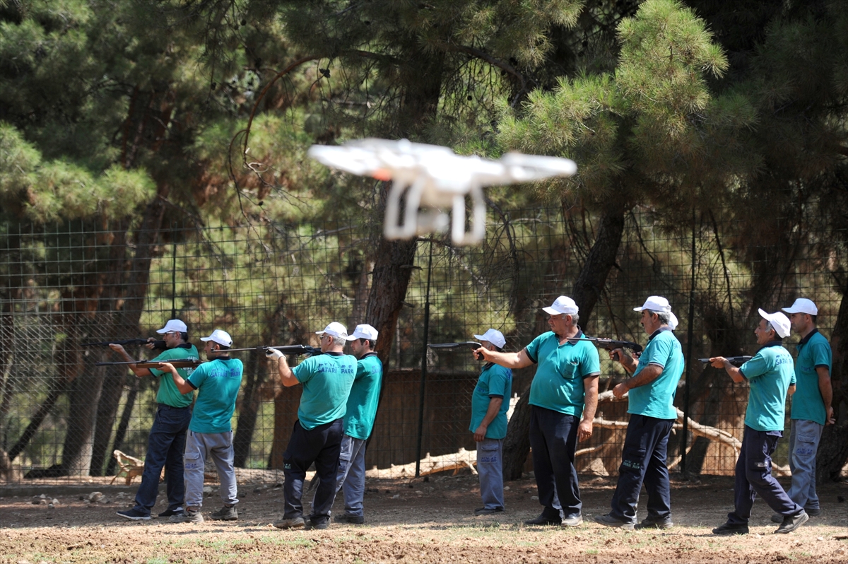 Gaziantep'te drone destekli kurban yakalama timi