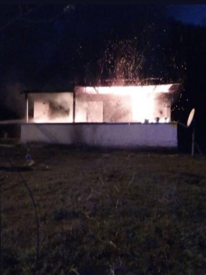 Giresun'da ev yangını: 2 yaralı