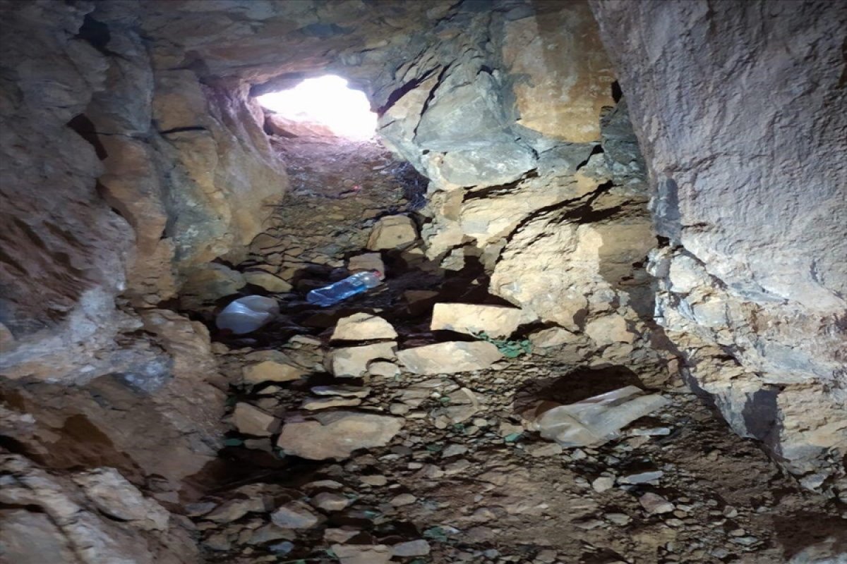 Haftanin'de 150 metrelik mağara bulundu #5
