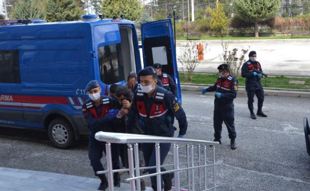 Konya'da ahırdan büyükbaş hayvan çalan 7 kişi tutuklandı