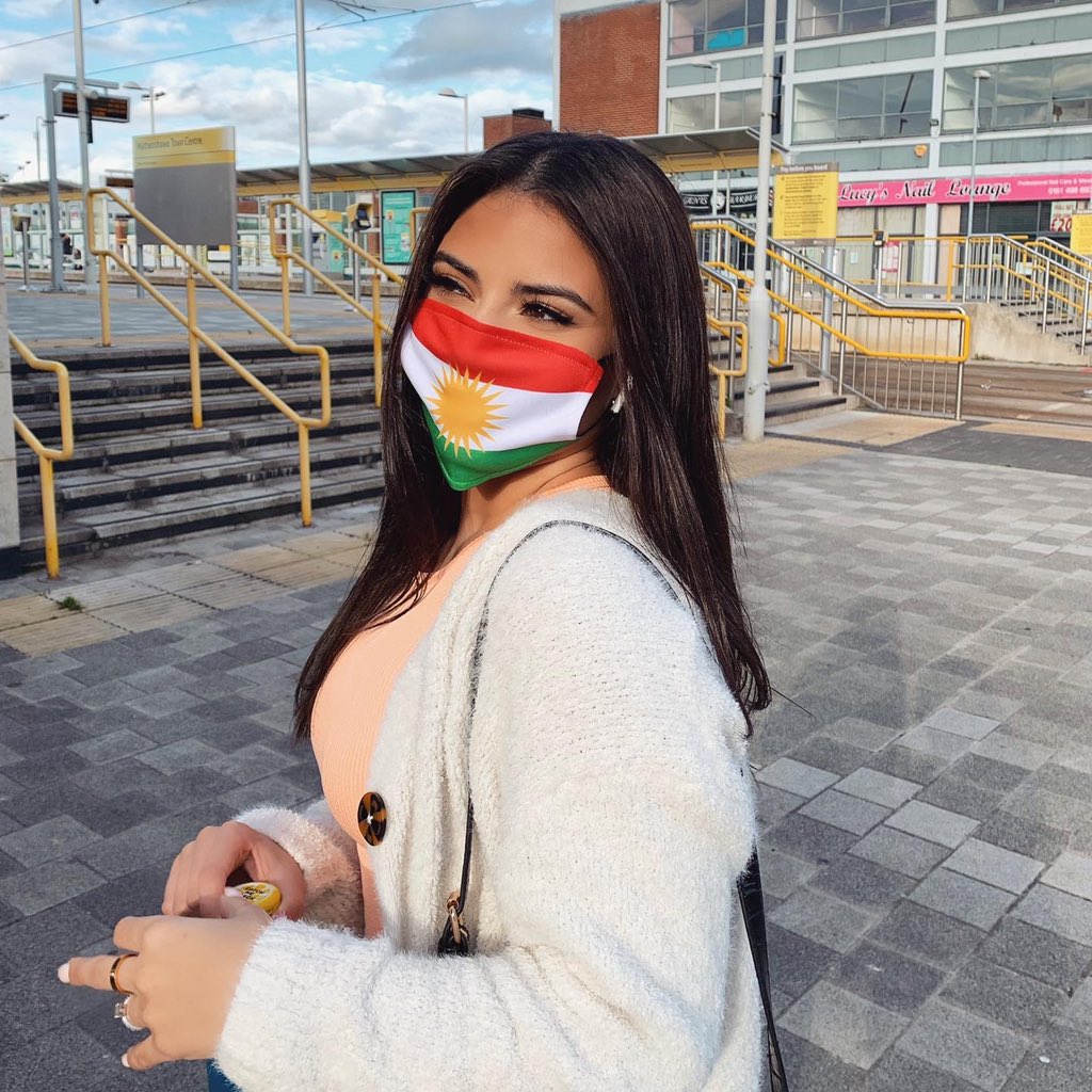 Kürdistan maskeli kız #2