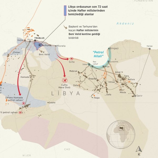 Libya ordusu, petrol sahalarında hakimiyeti geri alacak