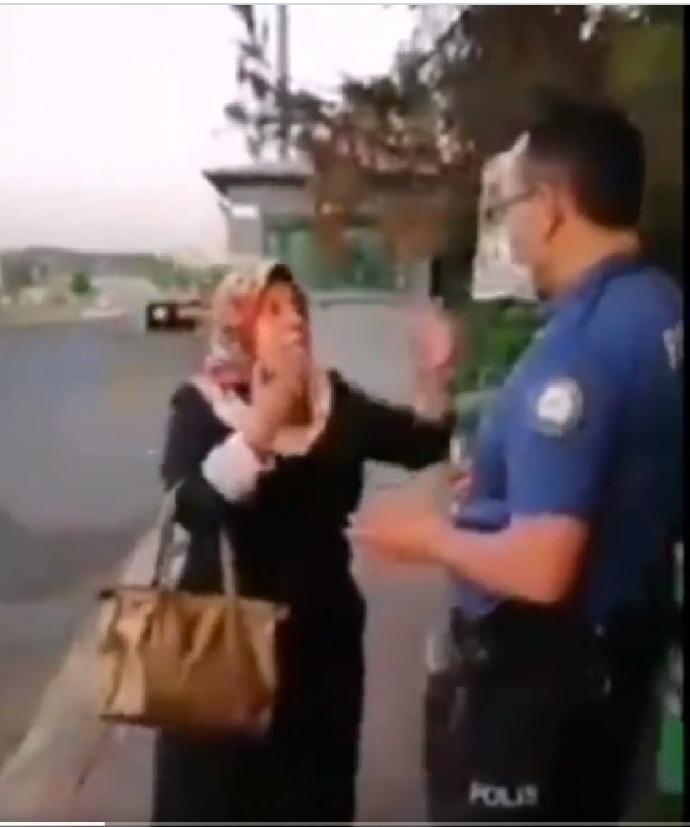 Maske uyarısı sonrası polisi çileden çıkaran kadın #2