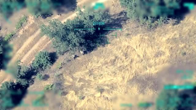 Ormanları ateşe veren PKK lı teröristler kamerada #1
