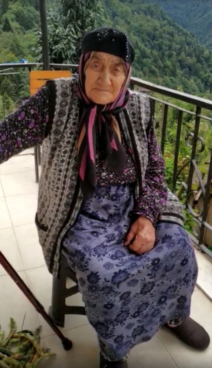 Rizeli Havva Nine 97 yaşında koronavirüsü yendi #1