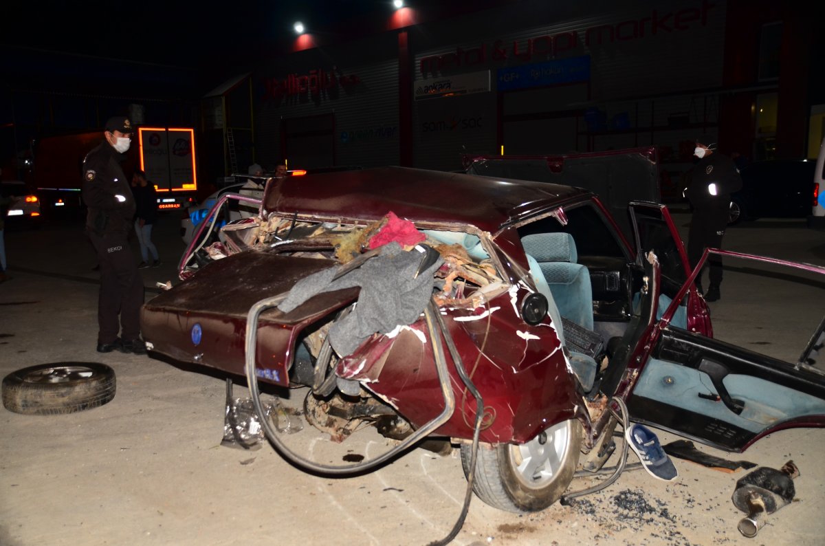Samsun'da trafik kazası: 2'si ağır 3 yaralı