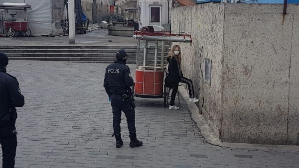 Taksim İlkyardım Hastanesi'nden karantinadan kaçan kadın yakalandı (1)   -3