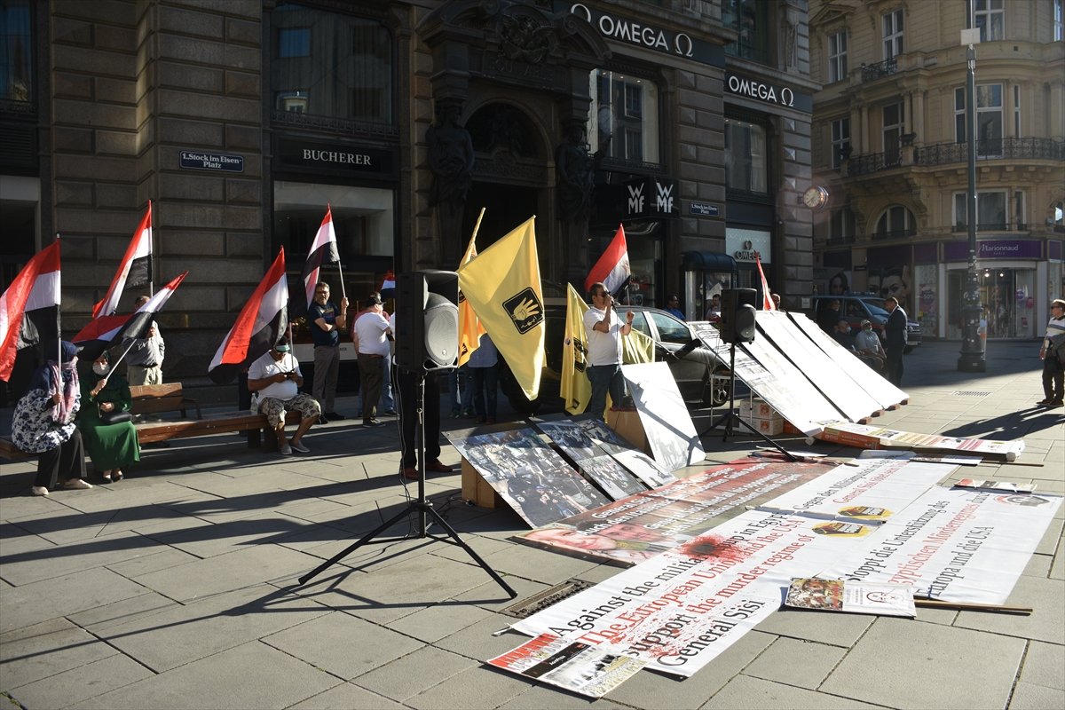 Viyana'da Sisi'yi protesto ettiler #2